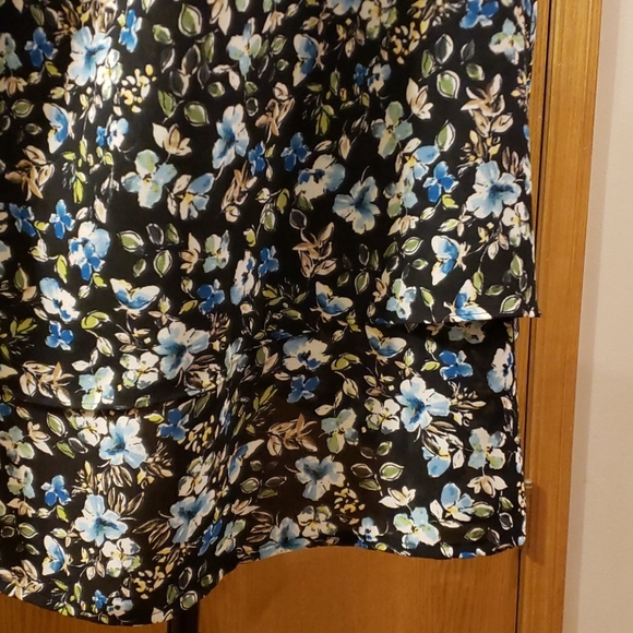 J jill floral layered look long sleeve lightweight - Picture 5 of 8